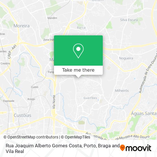 Rua Joaquim Alberto Gomes Costa map