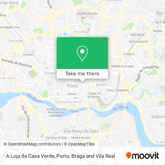 A Loja da Casa Verde map