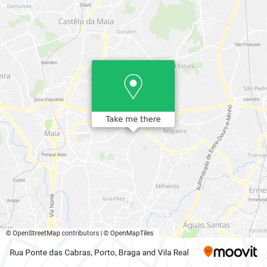 Rua Ponte das Cabras map