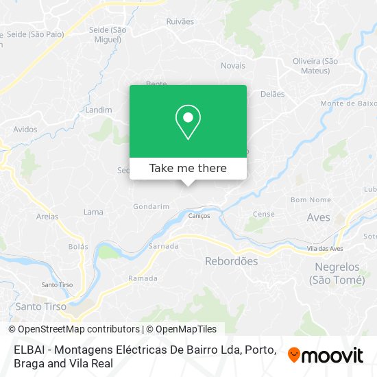 ELBAI - Montagens Eléctricas De Bairro Lda mapa