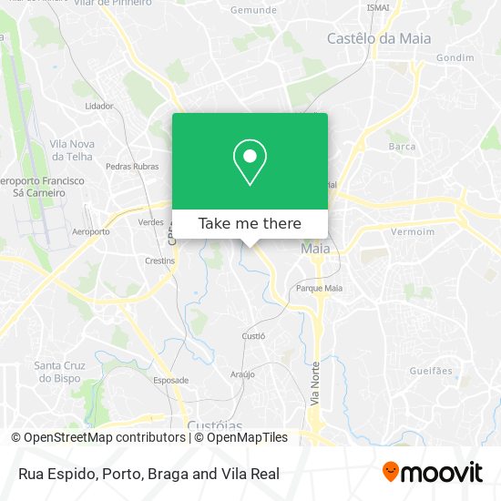 Rua Espido map