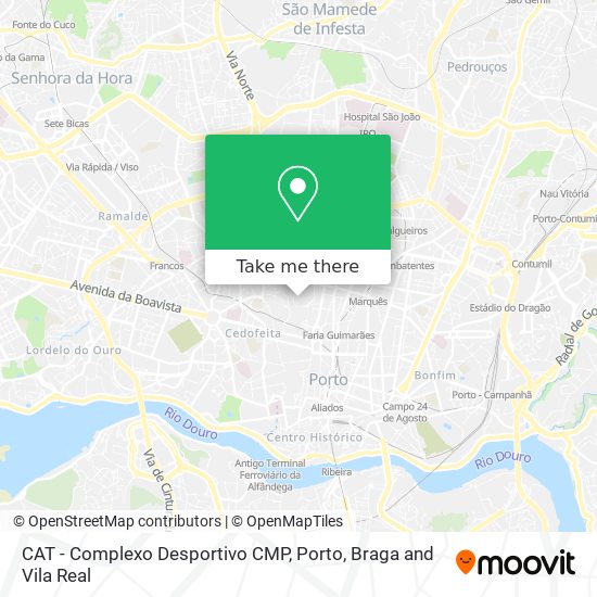 CAT - Complexo Desportivo CMP map