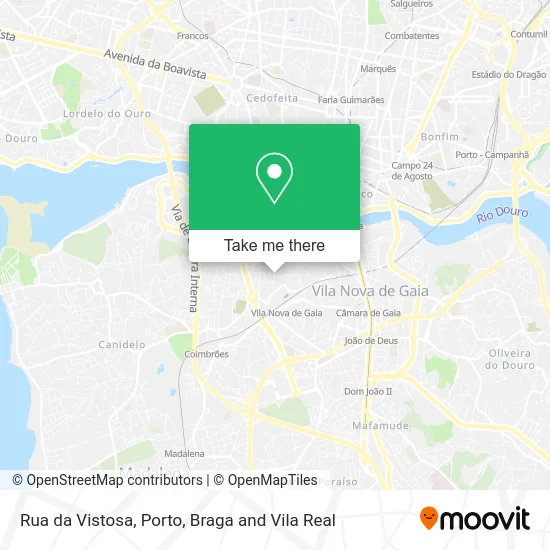 Rua da Vistosa map
