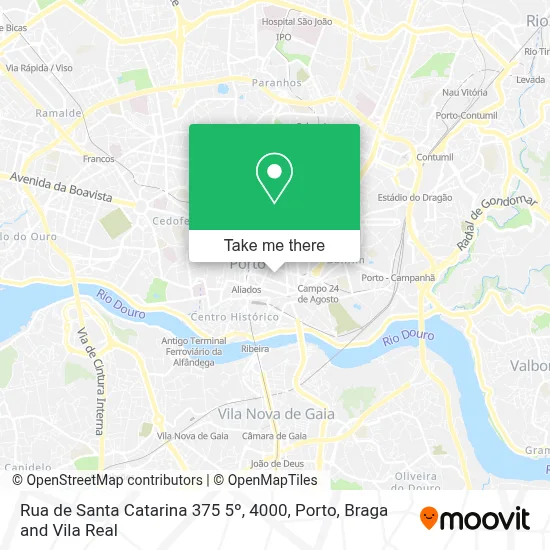 Rua de Santa Catarina 375 5º, 4000 map