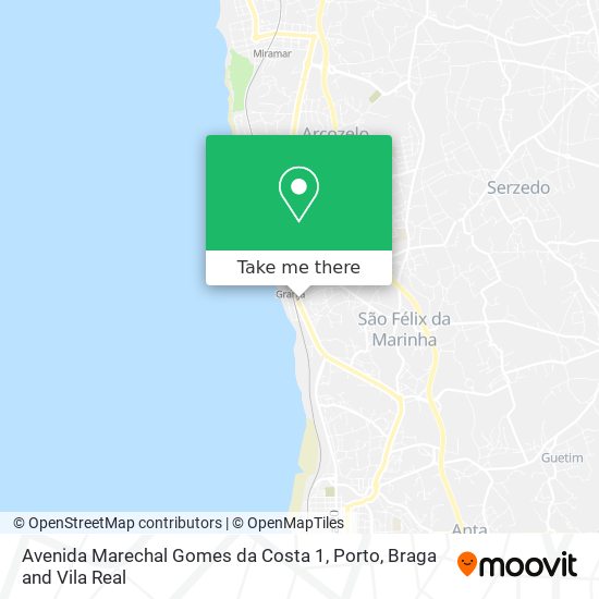 Avenida Marechal Gomes da Costa 1 map