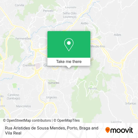 Rua Aristides de Sousa Mendes map
