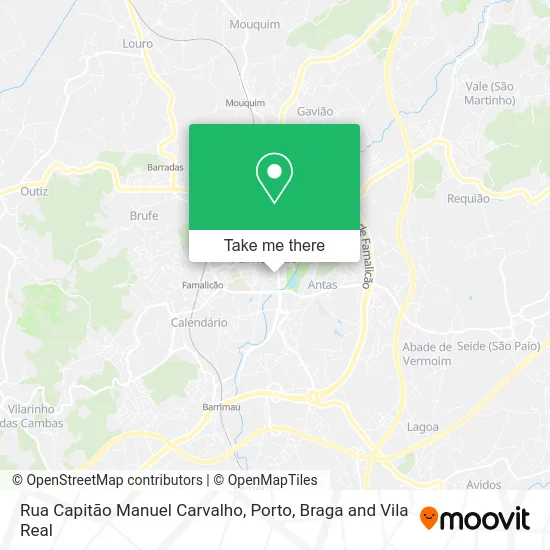 Rua Capitão Manuel Carvalho map