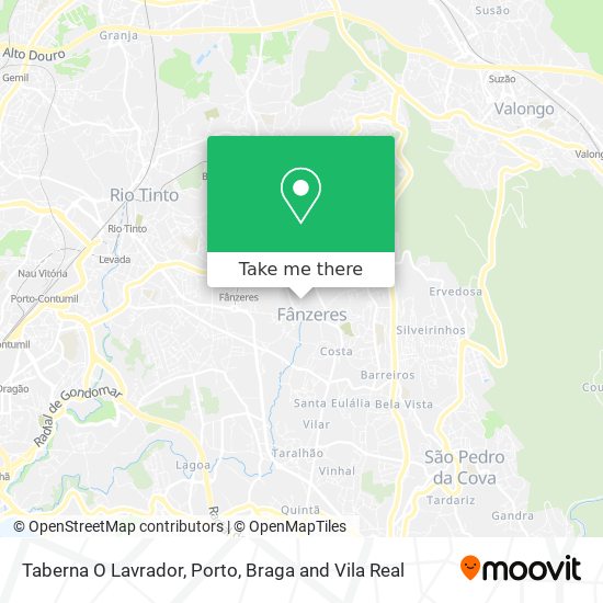 Taberna O Lavrador map