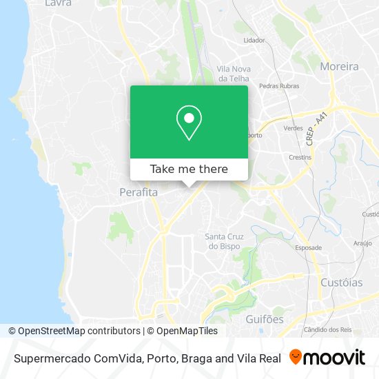 Supermercado ComVida map