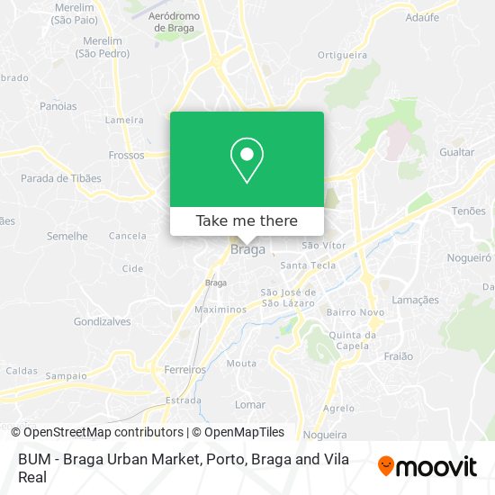 BUM - Braga Urban Market mapa