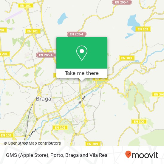 GMS (Apple Store) map