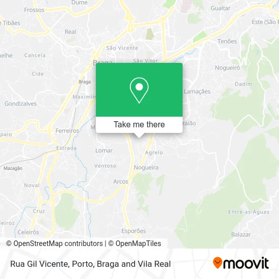 Rua Gil Vicente map