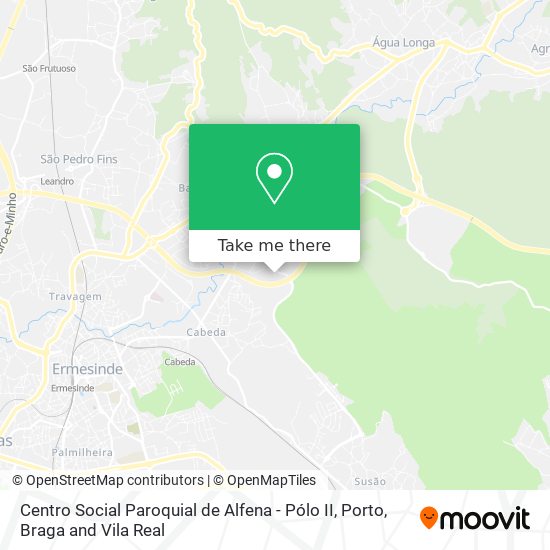 Centro Social Paroquial de Alfena - Pólo II map