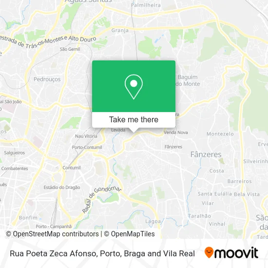 Rua Poeta Zeca Afonso map