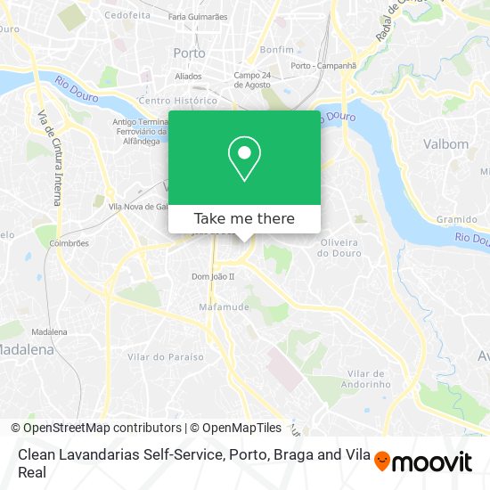 Clean Lavandarias Self-Service map