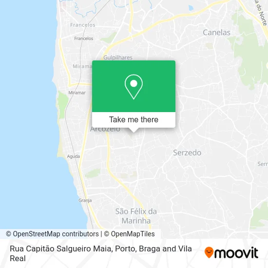 Rua Capitão Salgueiro Maia map