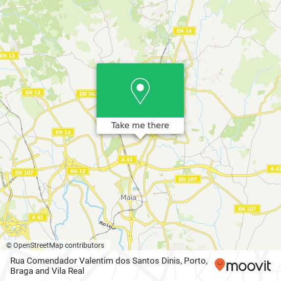 Rua Comendador Valentim dos Santos Dinis map