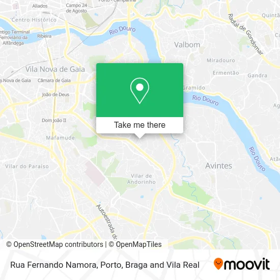 Rua Fernando Namora map