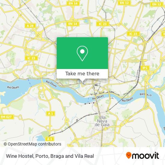 Wine Hostel map