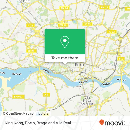 King Kong mapa