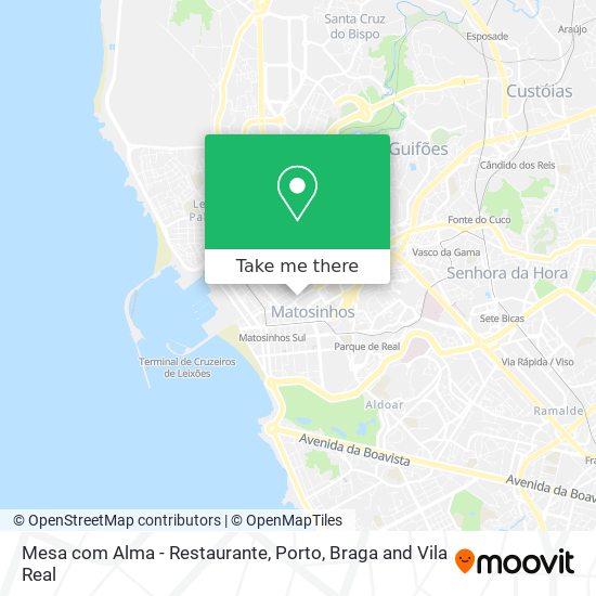 Mesa com Alma - Restaurante mapa