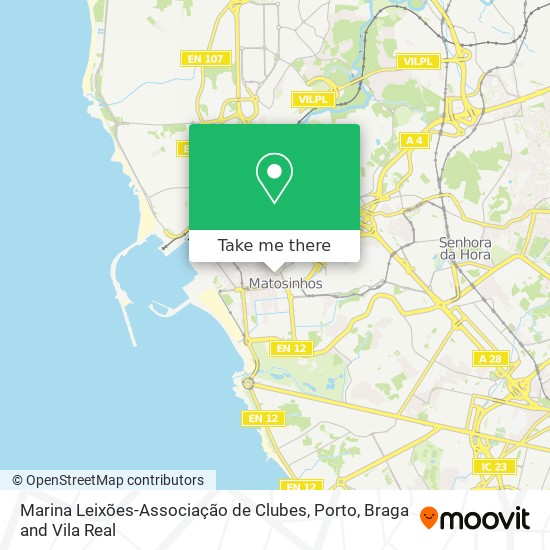Marina Leixões-Associação de Clubes map