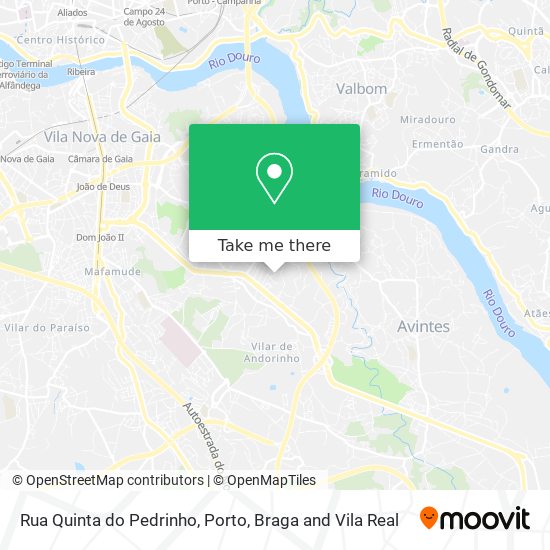 Rua Quinta do Pedrinho map