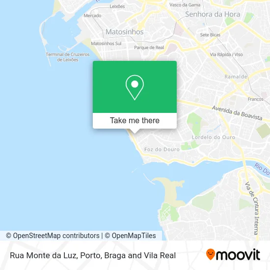 Rua Monte da Luz map