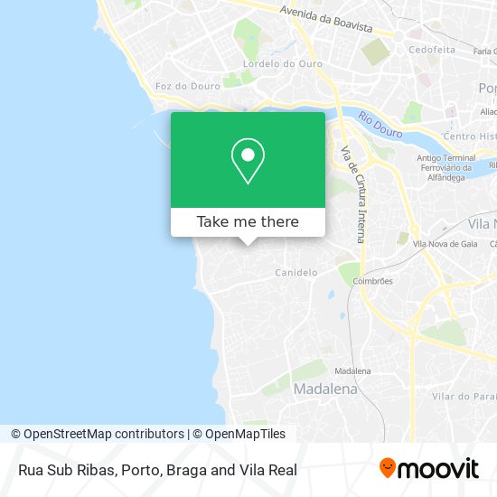 Rua Sub Ribas map