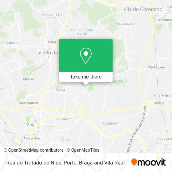 Rua do Tratado de Nice map