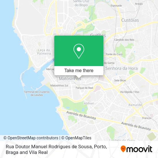 Rua Doutor Manuel Rodrigues de Sousa map