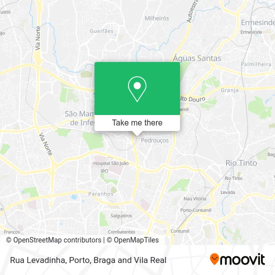 Rua Levadinha map