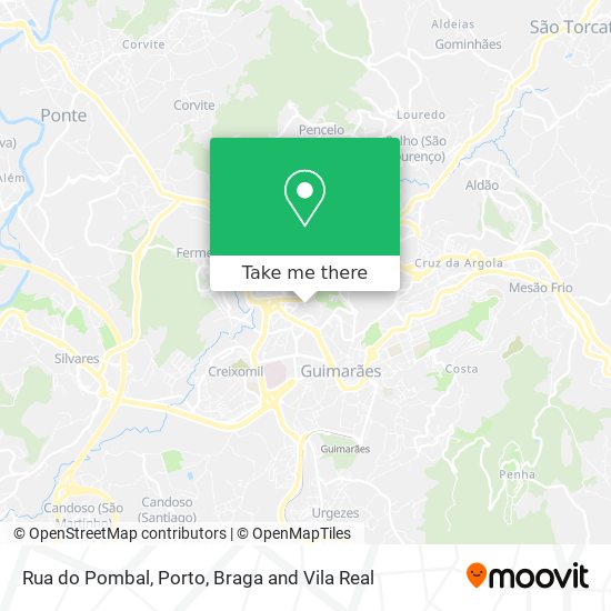 Rua do Pombal map