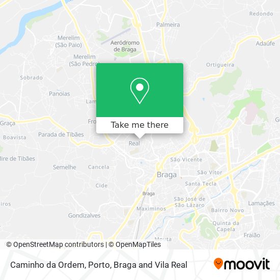 Caminho da Ordem map