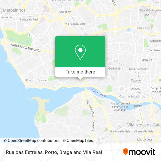 Rua das Estrelas map