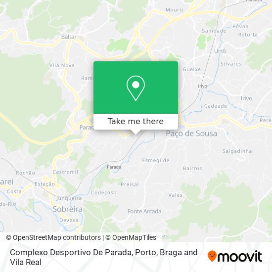 Complexo Desportivo De Parada map