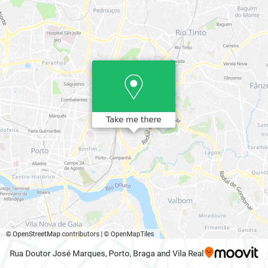 Rua Doutor José Marques mapa
