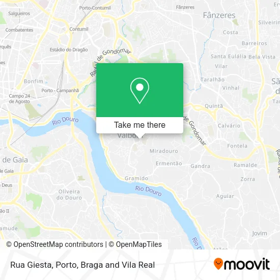 Rua Giesta map