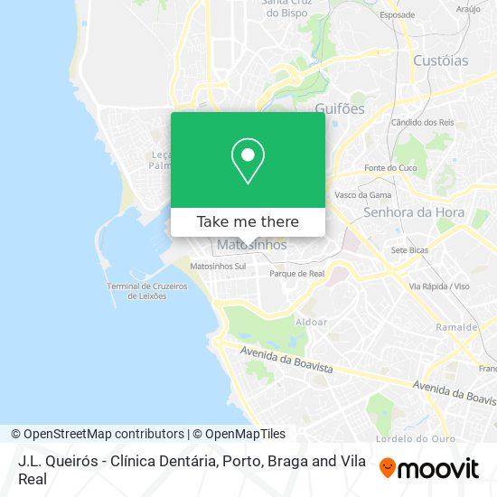 J.L. Queirós - Clínica Dentária map