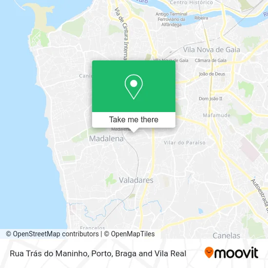 Rua Trás do Maninho map