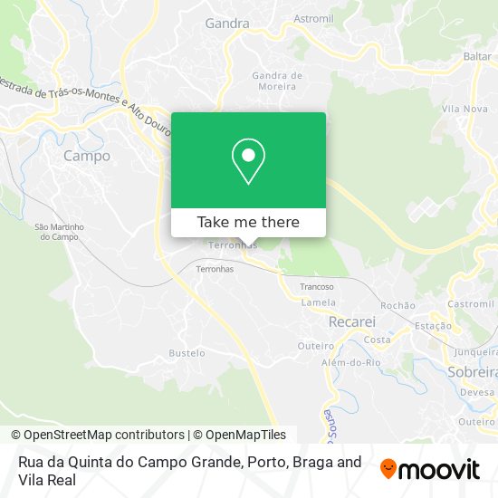 Rua da Quinta do Campo Grande map