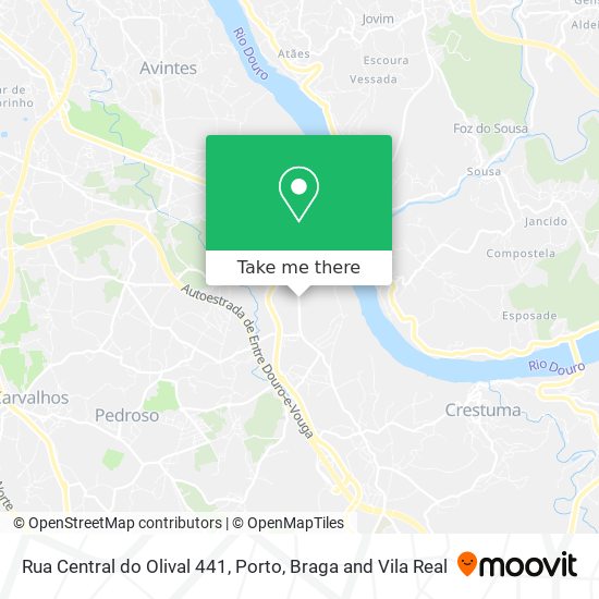 Rua Central do Olival 441 map