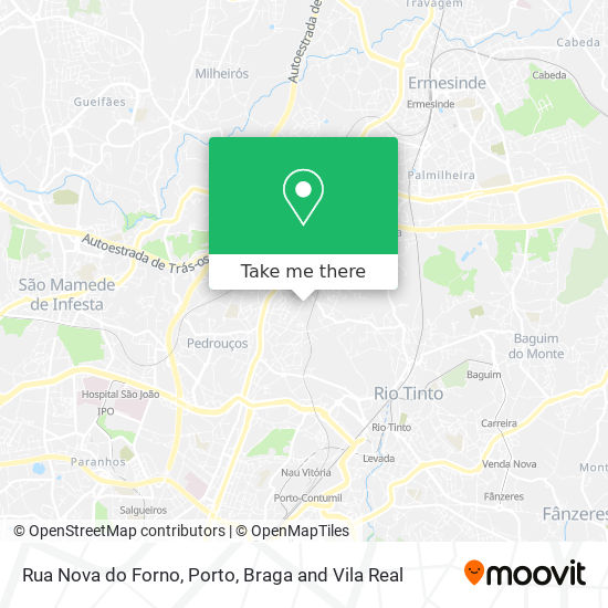 Rua Nova do Forno map