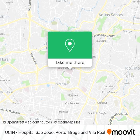 UCIN - Hospital Sao Joao map