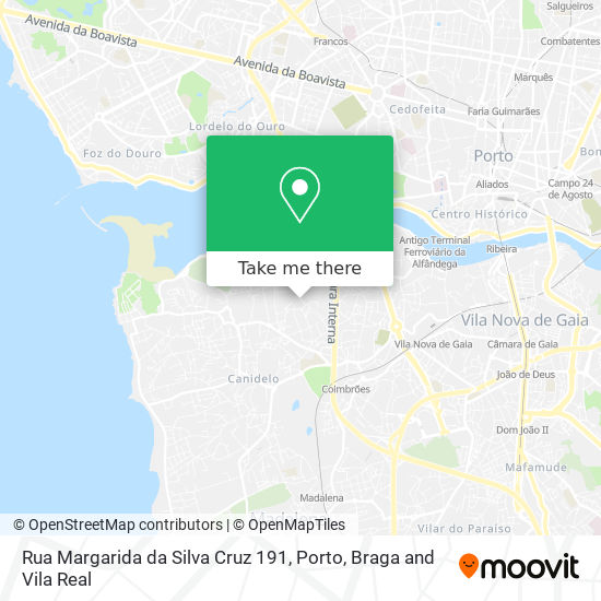 Rua Margarida da Silva Cruz 191 map