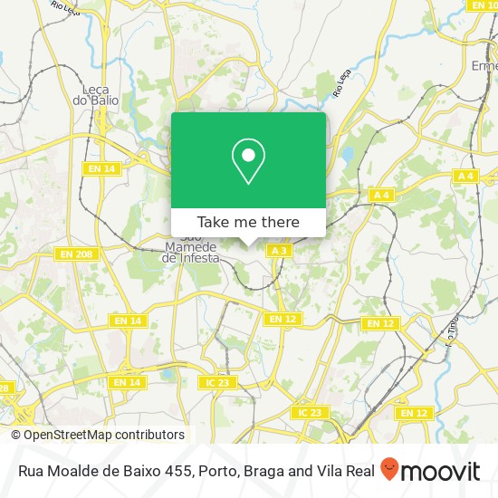 Rua Moalde de Baixo 455 map