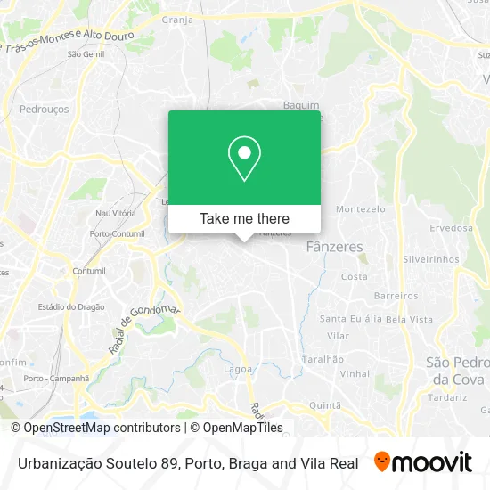 Urbanização Soutelo 89 map