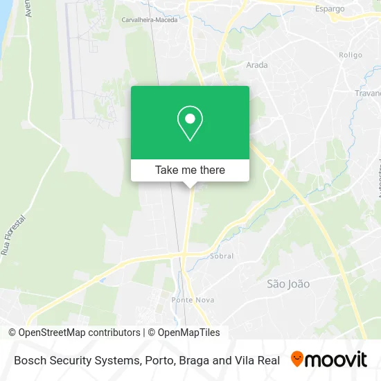 Bosch Security Systems map