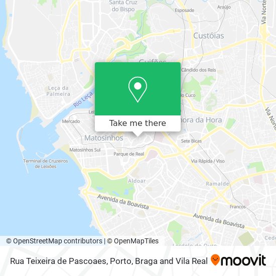 Rua Teixeira de Pascoaes map