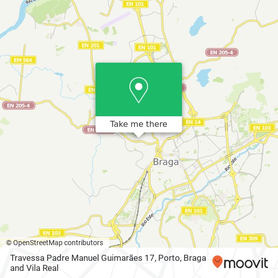 Travessa Padre Manuel Guimarães 17 map